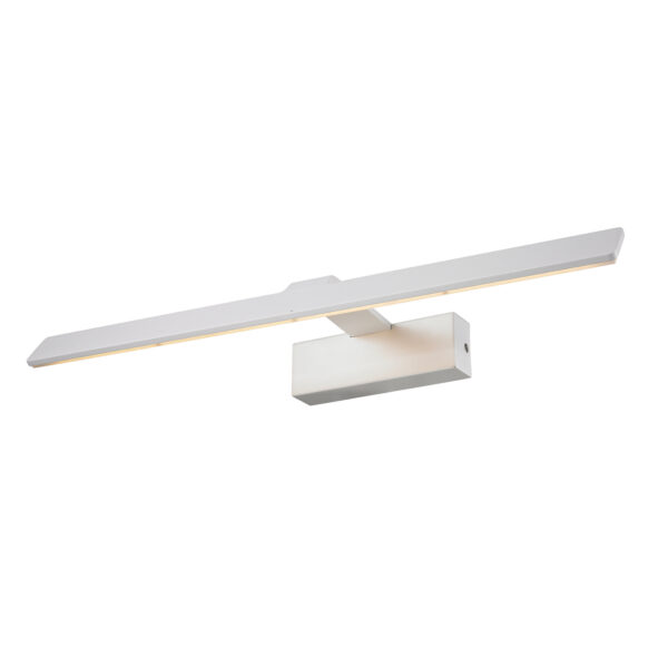 18W LED sieninis veidrodžio šviestuvas CORTO, baltas, 3000K