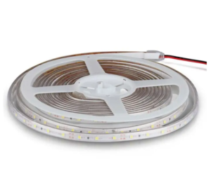 5W/m LED juosta, 60LED/m, 12V, mėlyna sp., IP65, 5 metrų ritė