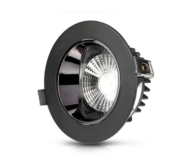 30W įleidžiamas šviestuvas V-TAC, 6400K, juodas