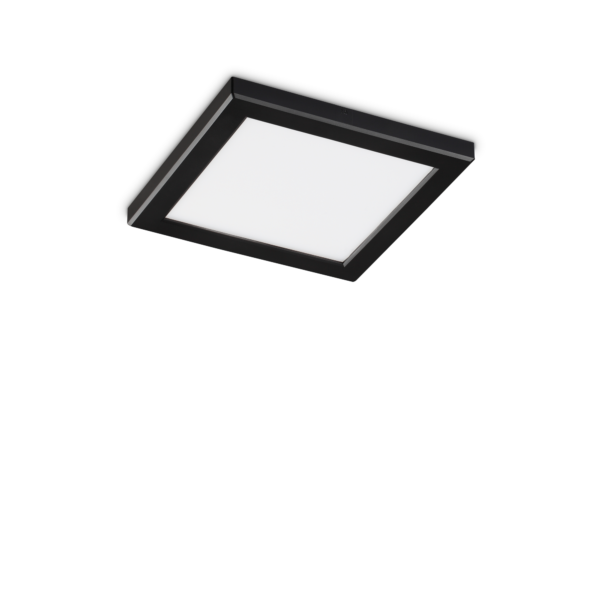 20W LED įleidžiama panelė AURA, juoda, 4000K