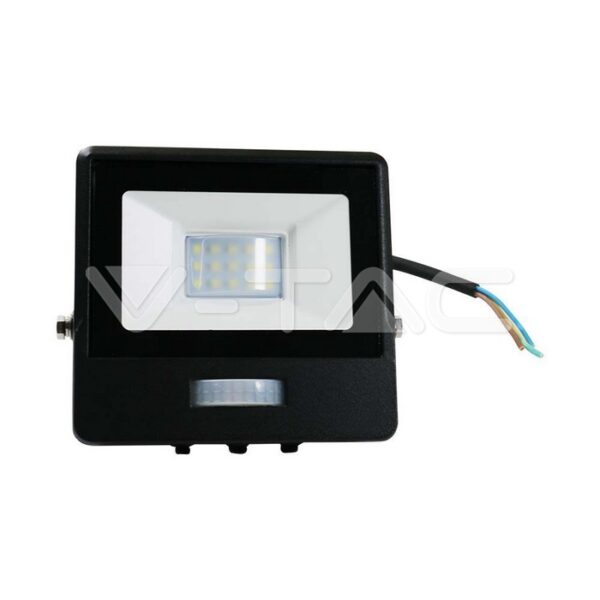 10W LED prožektorius V-TAC, juodu korpusu, 4000K, su judesio davikliu - Image 2