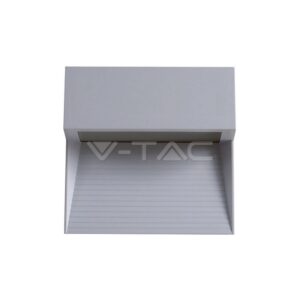 3W Sieninis šviestuvas V-TAC, pilku korpusu, IP65, 3000K