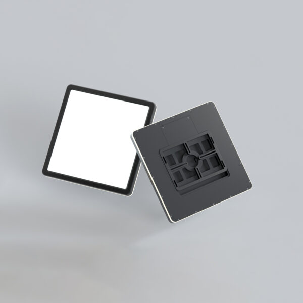 22W LED paviršinė panelė ALERIA, juoda, 2800/4000/6000K - Image 2
