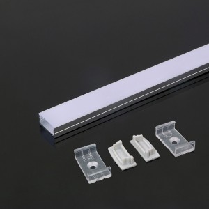LED juostos profilis V-TAC, aliuminis, 2000x23.5x10mm, baltos spalvos.
