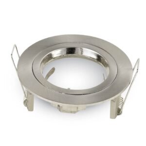 GU10 lemputės rėmelis V-TAC, apvalus, nikelio sp, Φ95 x 32 mm