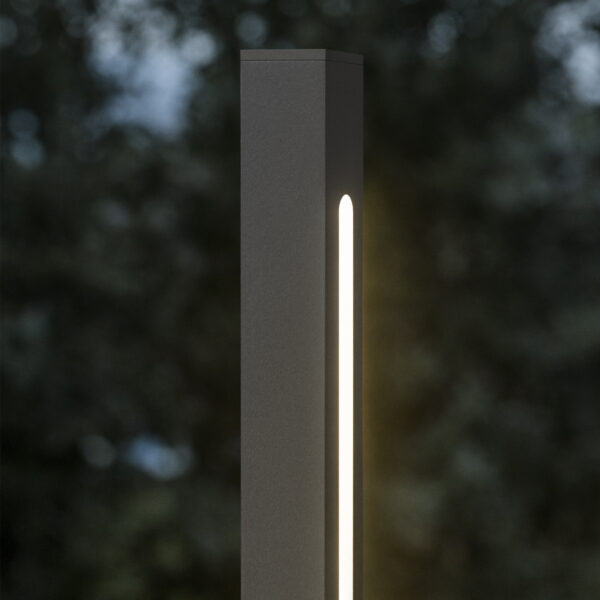 25W LED pastatomas lauko šviestuvas JEDI, juodas, 3000K, IP65 - Image 5