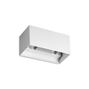 25W LED sieninis fasado šviestuvas ATOM, baltas, 3000K, IP54