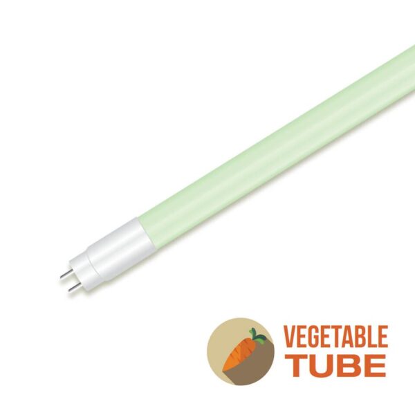18W LED lempa T8 V-TAC 120cm, pritaikyta daržovių pramonei.