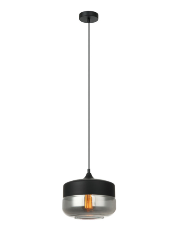 Pakabinamas šviestuvas MOLINA, E27, max 40W, juodas - Image 2