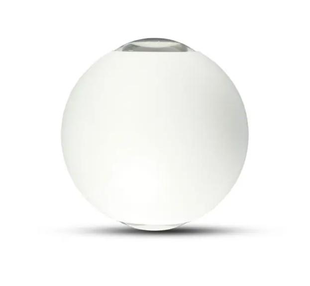 6W sieninis šviestuvas, apvalus, baltas, 4000K, IP65