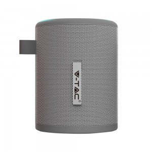 Nešiojamas bluetooth garsiakalbis, pilkas, 1500mah