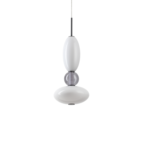 27W LED pakabinamas šviestuvas LUMIERE, baltos/juodos sp., 3000K