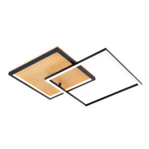 28W LED paviršinis šviestuvas NORIS, juodas, 3000K