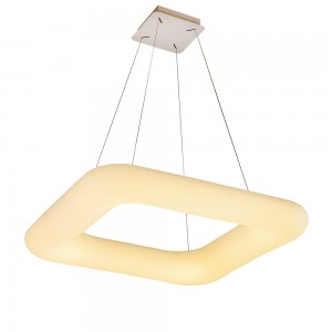 42W LED pakabinamas šviestuvas V-TAC,  D:600*600*H2000, baltas, keičiantis spalvas.