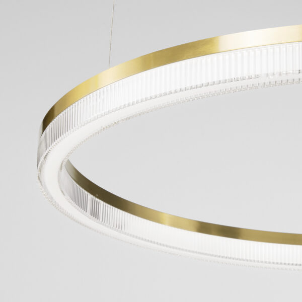 30W LED pakabinamas šviestuvas CROWN, žalvario sp., 3000K - Image 2
