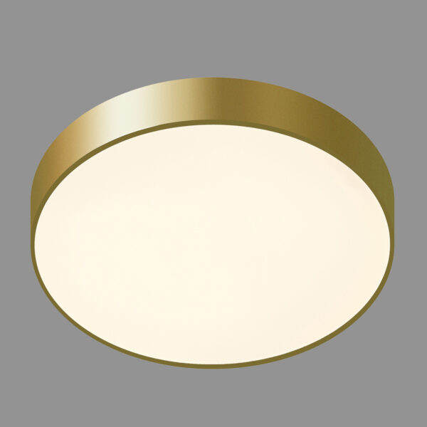 30W LED paviršinė panelė ORBITAL, aukso sp., 3000K - Image 2