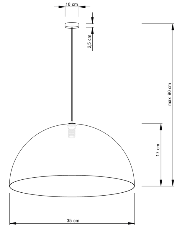 Pakabinamas šviestuvas  Sfera 30146 - Image 2