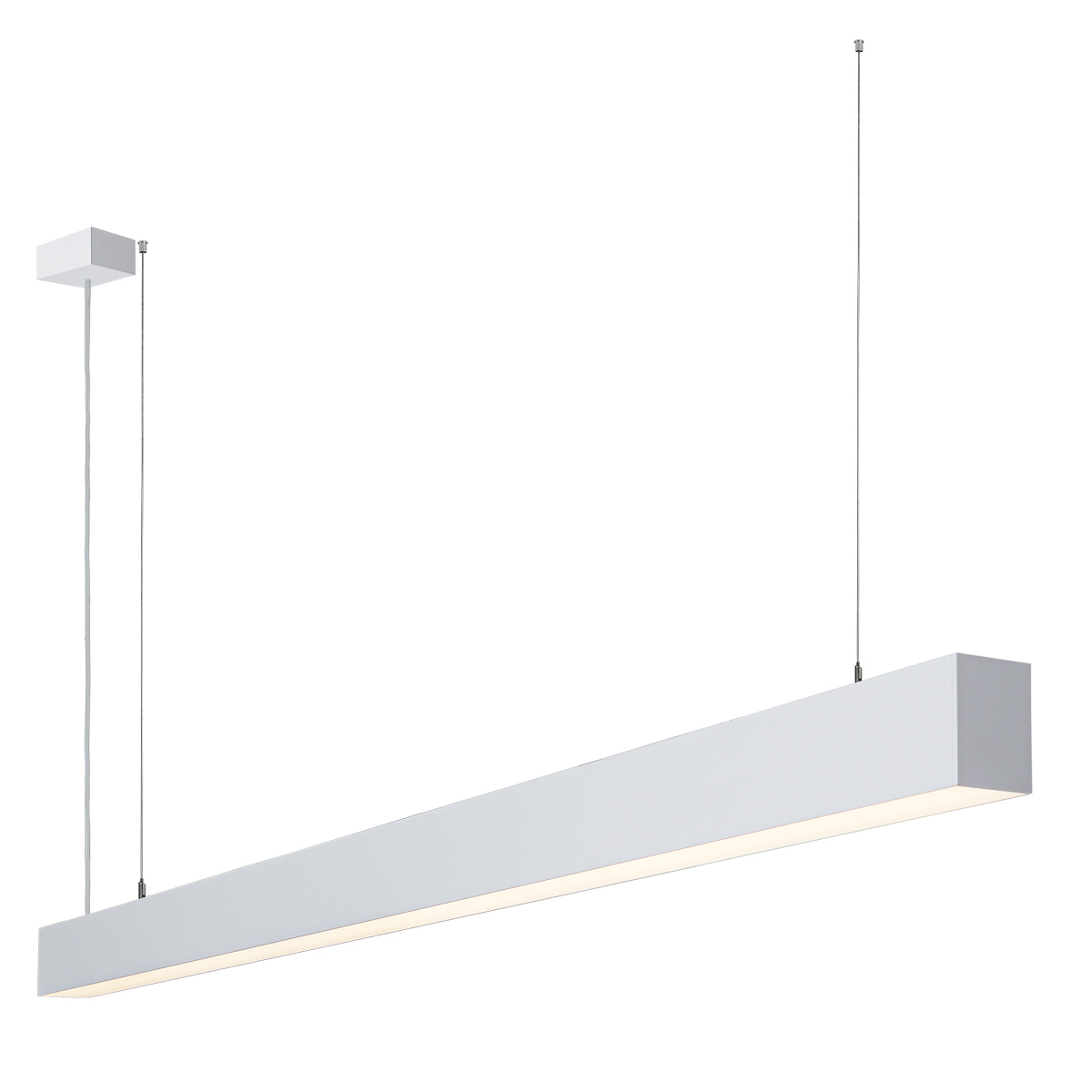 35W LED pakabinamas linijinis šviestuvas TRAVERSI RX, matinės baltos sp., 3000K