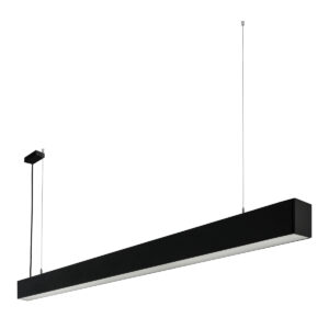 35W LED pakabinamas linijinis šviestuvas TRAVERSI RX, matinės juodos sp., 3000K