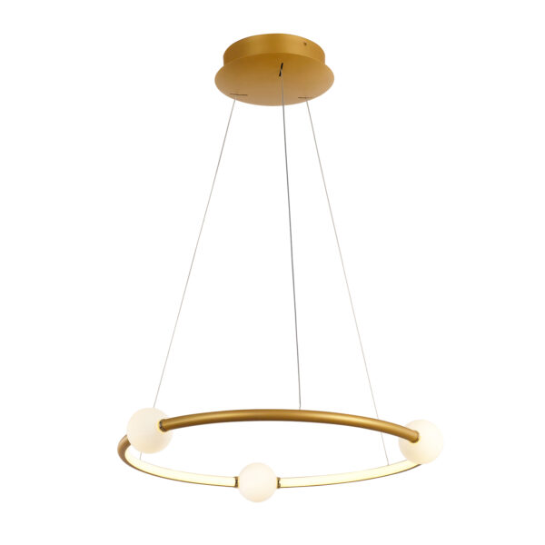 36W LED pakabinamas šviestuvas LOZANNA, sendintos bronzos sp., 3000K, dimeriuojamas