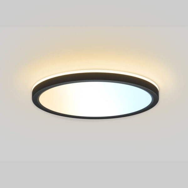 36W LED paviršinė panelė CORTE, juoda, 2800/4000/6000K - Image 2