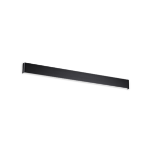37W LED sieninis linijinis šviestuvas DELTA, juodas, 4000K