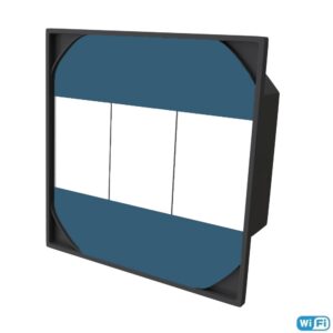 Tripolis sensorinis jungiklis, nuotolinis valdymas (WIFI) (L ir N) (be panelės)