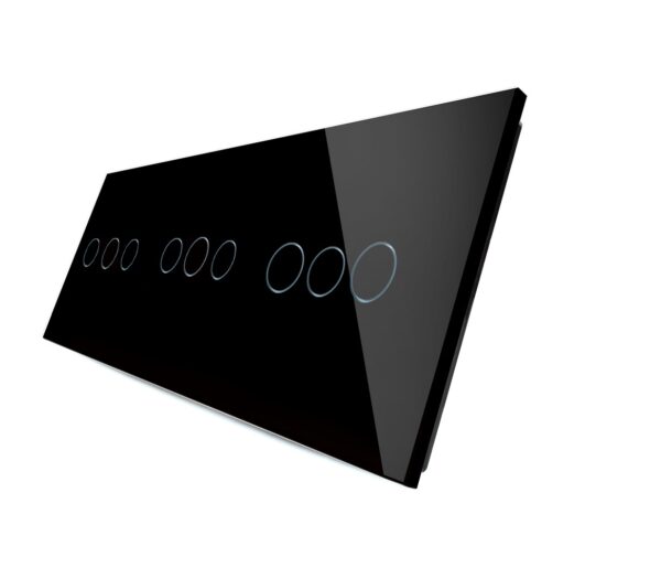 Trivietė, tripolė panelė (juoda) - Image 2