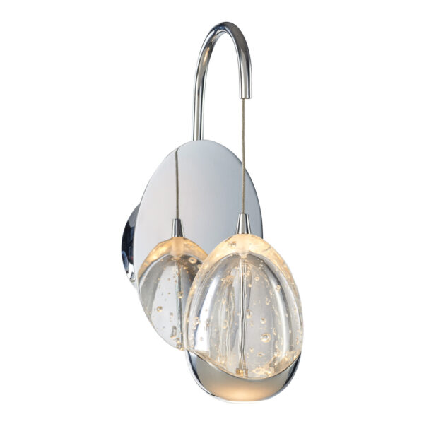 4,8W LED sieninis šviestuvas HUELTO, chromo sp., 3000K