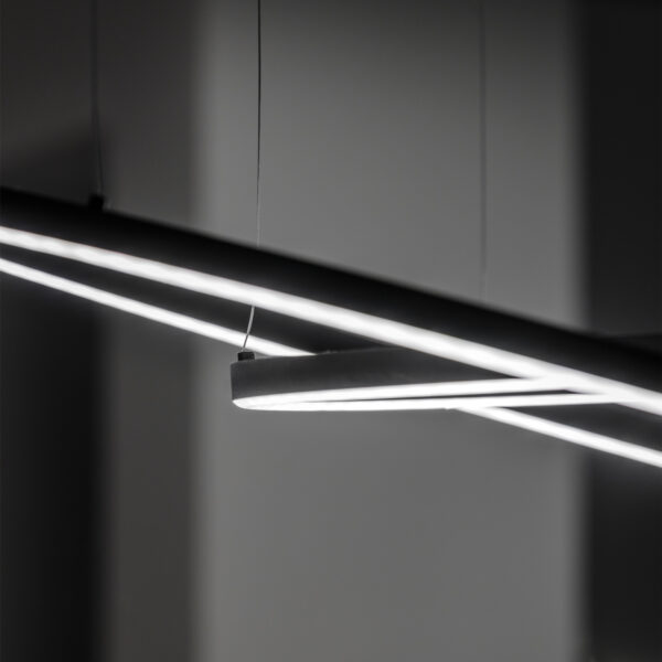 43W LED pakabinamas šviestuvas ORACLE SLIM, juodas, 3000K, dimeriuojamas - Image 4