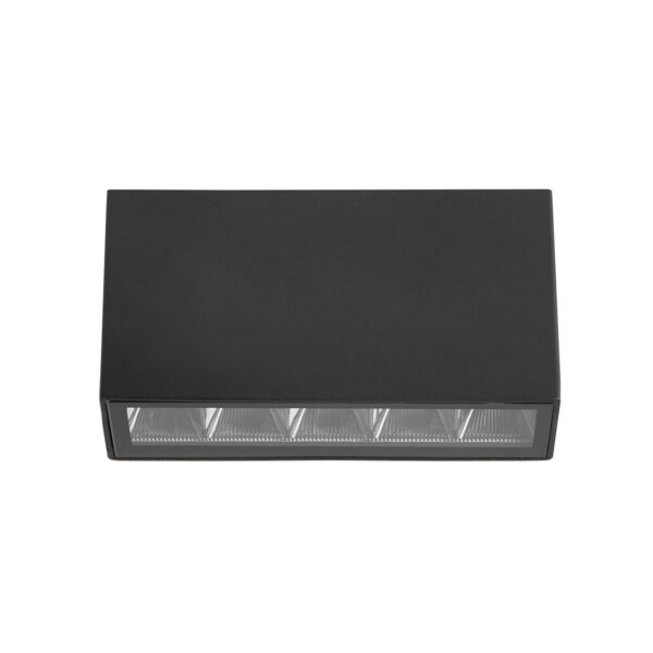 5W LED paviršinis fasado šviestuvas FORLI 3K, juodas, 3000K