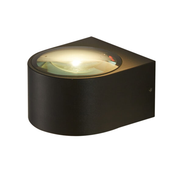 5W LED sieninis fasado šviestuvas PESARO 3K, juodas, 3000K - Image 2