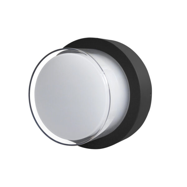 5W LED sieninis fasado šviestuvas ROSTA, juodas, 3000K