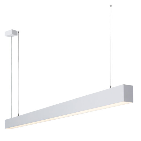 62W LED pakabinamas linijinis šviestuvas TRAVERSI RX, matinės baltos sp., 4000K