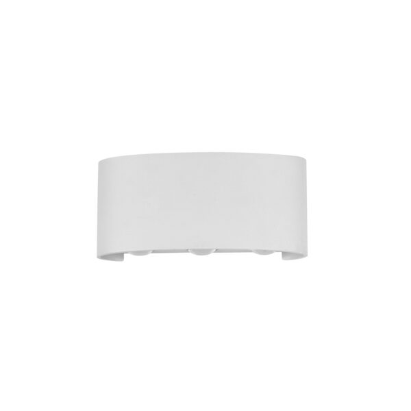 6W LED sieninis fasado šviestuvas GILBERTO, baltas, 3000K