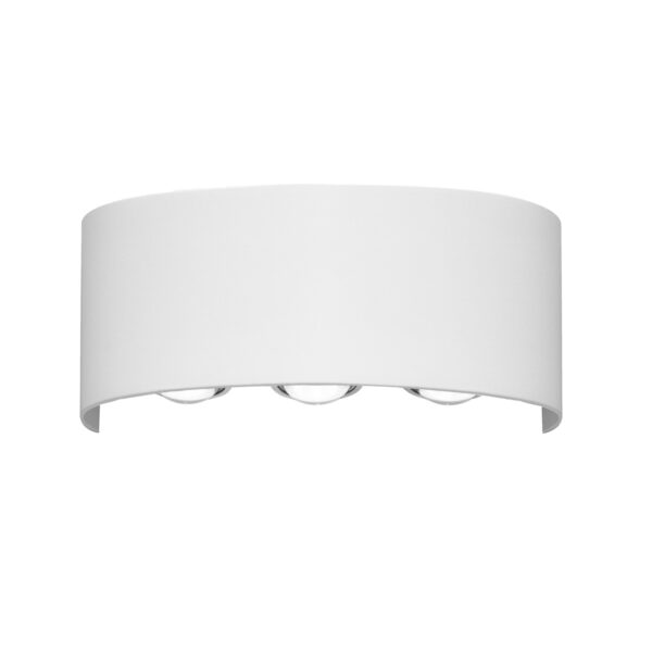 6W LED sieninis fasado šviestuvas ORTELO, baltas