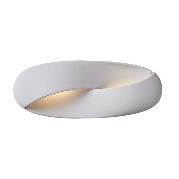 6W LED sieninis šviestuvas PRISMA, baltas, 3000K
