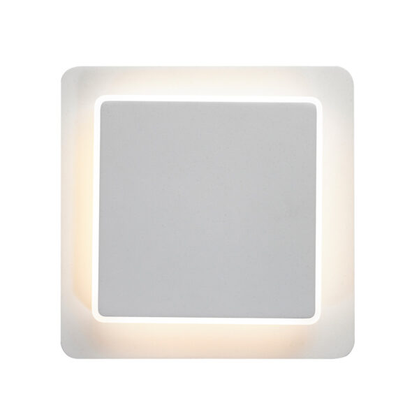 6W LED sieninis šviestuvas SENATO, baltas, 3000K - Image 2