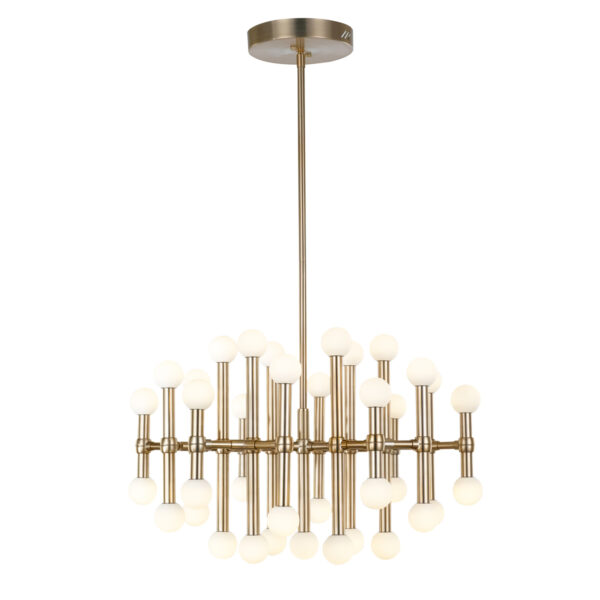 94,2W LED pakabinamas šviestuvas GIOVANNA, bronzos sp., 3000K