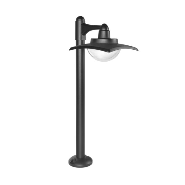 9W LED pastatomas lauko šviestuvas ISOLA 3K, juodas, 3000K