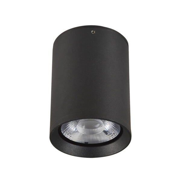 9W LED paviršinis fasado šviestuvas CERVIA 3K, juodas, 3000K