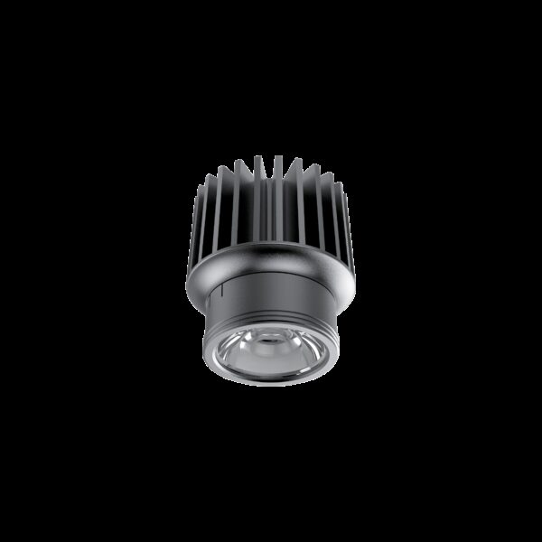 15W įleidžiamas šviestuvas DYNAMIC, juodas, 4000K