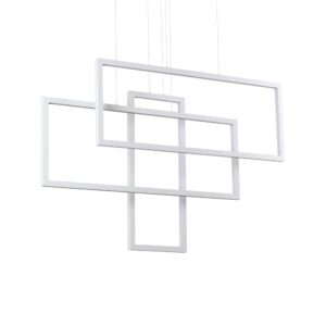93W pakabinamas šviestuvas FRAME, baltas, 3000K