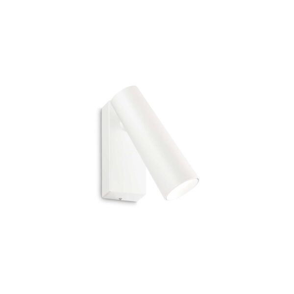 7W sieninis akcentinis šviestuvas PIPE, baltas, 3000K