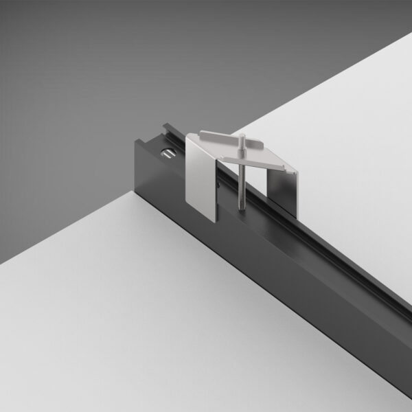 Įleidžiamas magnetinis bėgelis EGO, juodas, 1m - Image 3