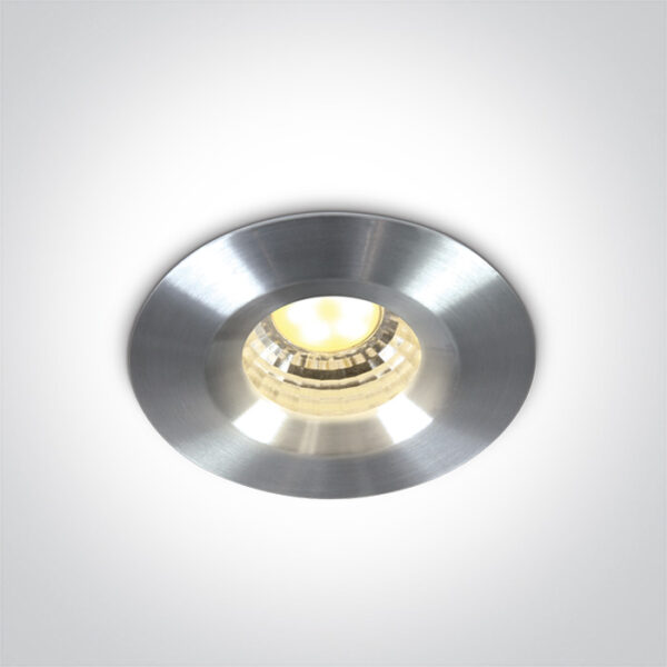 1W/3W LED įleidžiamas šviestuvas, aliuminio sp., 3000K
