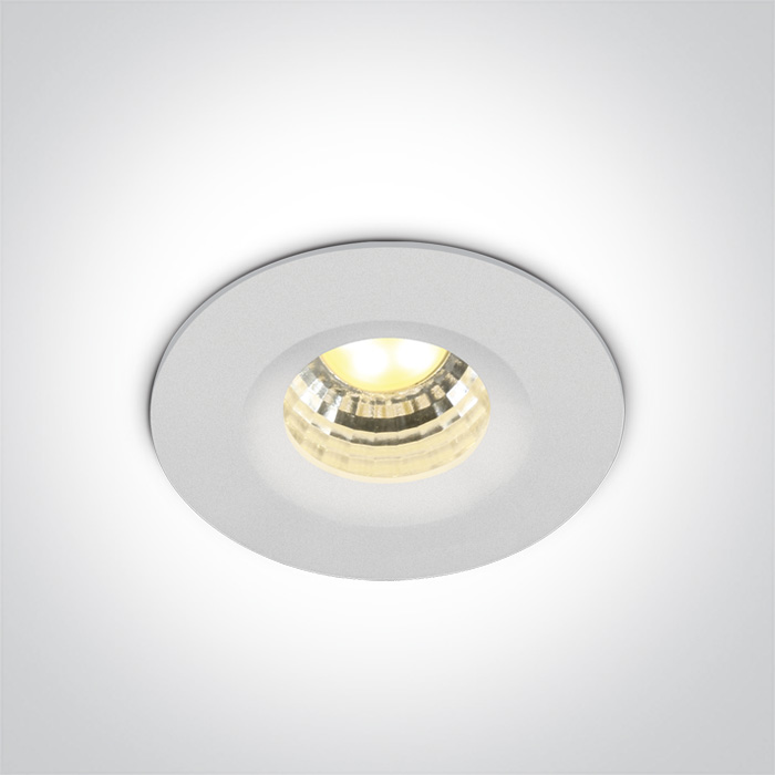 1W/3W LED įleidžiamas šviestuvas, baltas, 3000K