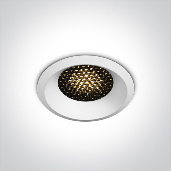 6W LED įleidžiamas šviestuvas, baltas, 3000K
