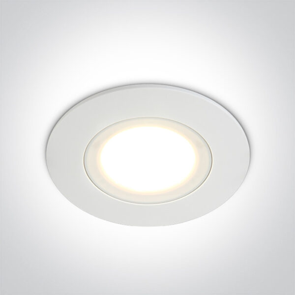 6W LED įleidžiamas šviestuvas, 4000K