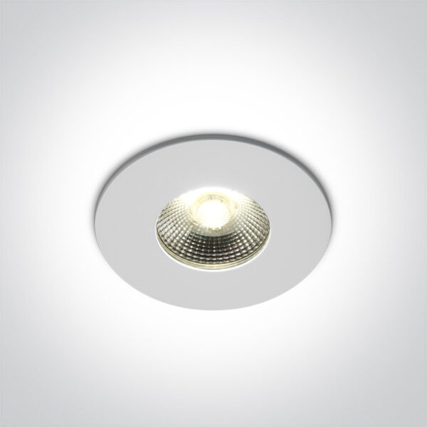 6W LED įleidžiamas šviestuvas, 3000K